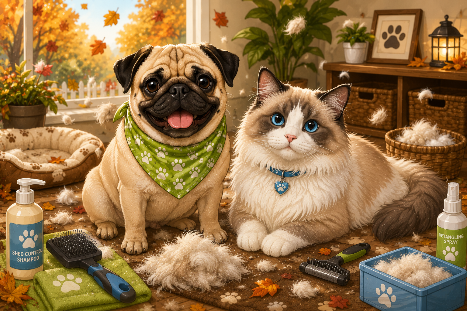 Fall Shedding in Dogs and Cats